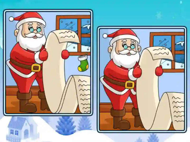 Igra Christmas Spot the Difference spletu