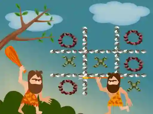 Igra Tic Tac Toe Stone Age spletu