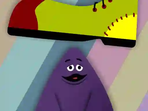 Igra Grimace vs giant clown shoes spletu