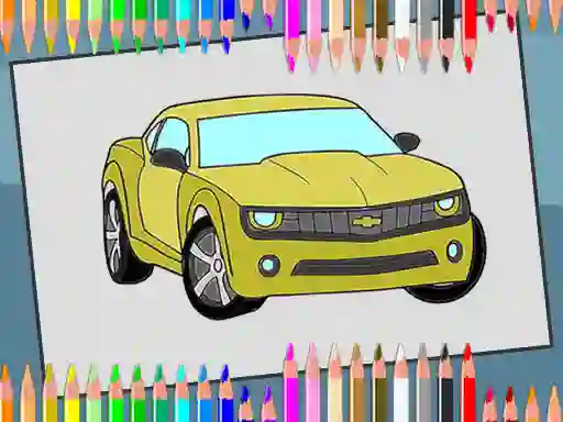 Igra American Cars Coloring Book spletu
