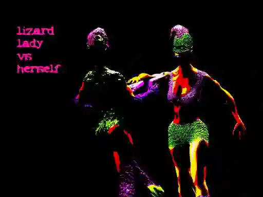 Igra Lizard Lady vs Herself spletu