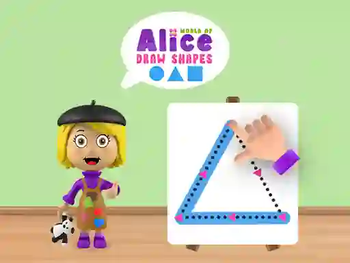 Igra World of Alice Draw Shapes spletu