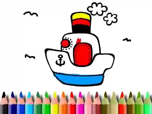 Igra Back to School: Boat Coloring spletu
