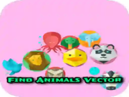 Igra Find Animals Vector spletu