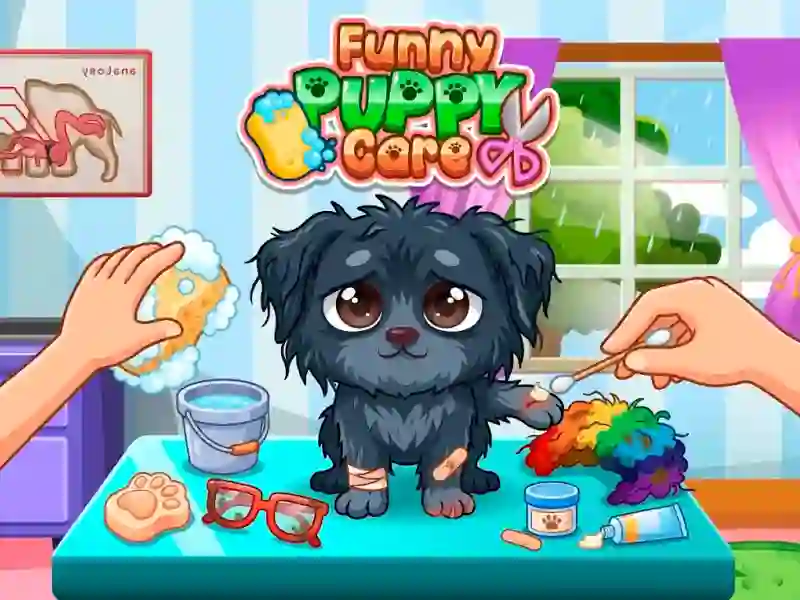 Igra Funny Puppy Care spletu
