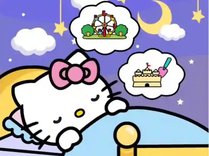 Igra Hello Kitty Good Night spletu
