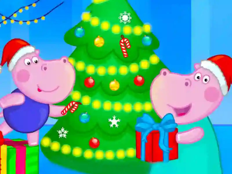 Igra Hippo Christmas Calendar spletu
