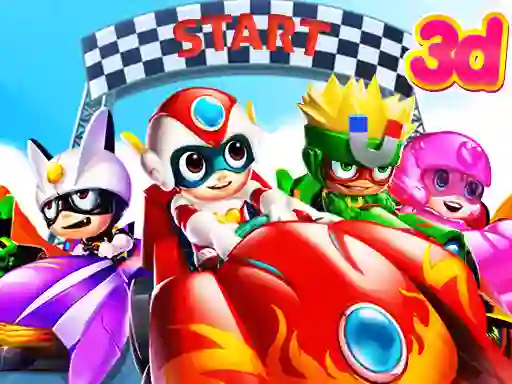 Igra Cartoon Racing 3D spletu