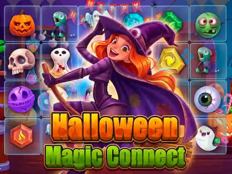 Igra Halloween Magic Connect spletu