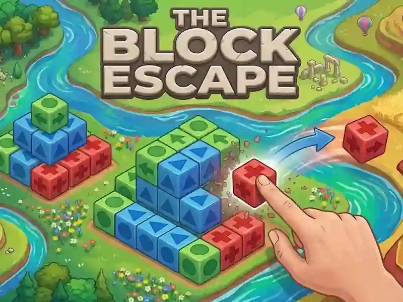 Igra The Block Escape spletu