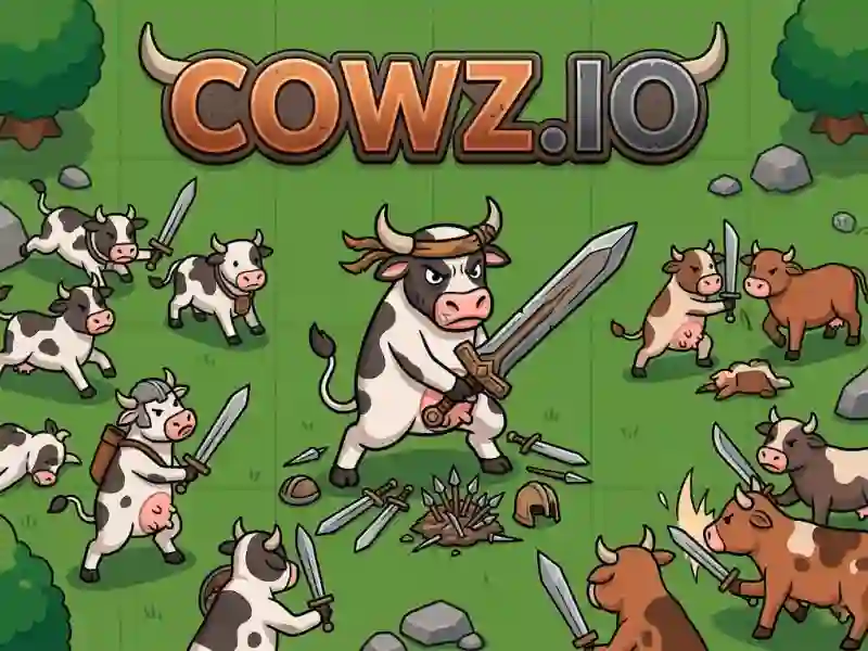 Igra Cowz.io spletu