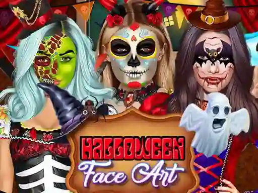 Igra Kylie Jenner Halloween Face Art spletu