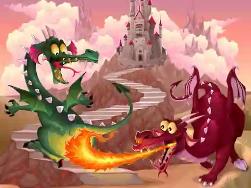 Igra Fairy Tale Dragons Memory spletu