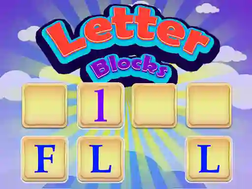 Igra Letter Blocks spletu