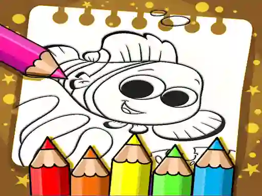Igra Finding Nemo Color Book spletu