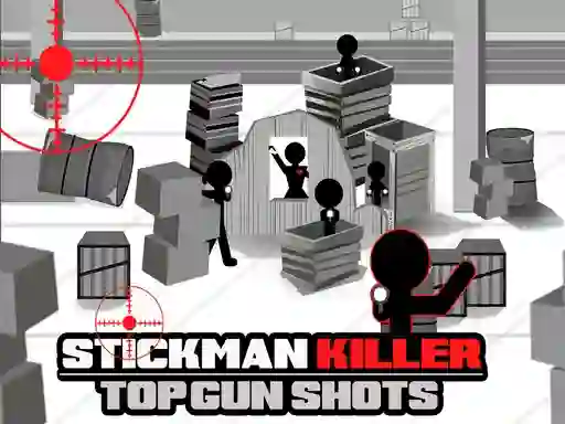 Igra Stickman Killer Top gun Shots spletu
