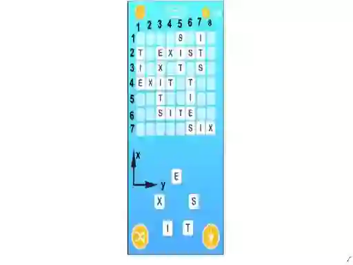 Igra Word Cross spletu