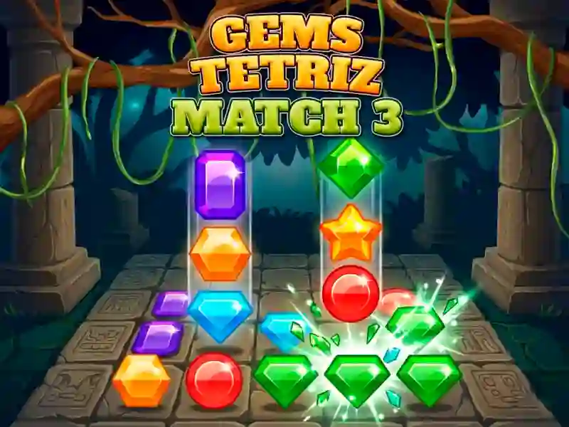 Igra Gems Tetriz Match 3 spletu