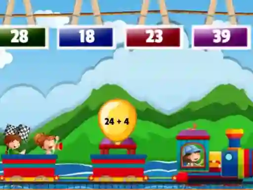 Igra Math Train Addition spletu