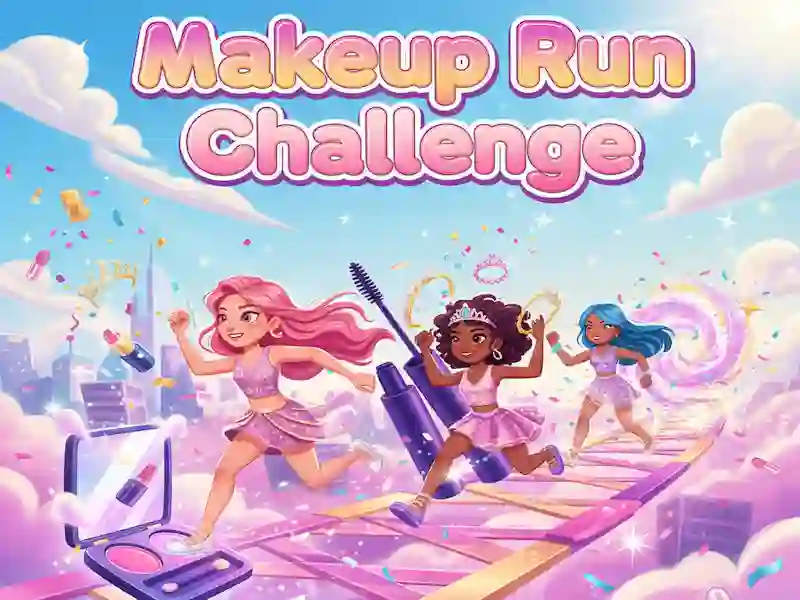 Igra Makeup Run Challenge spletu