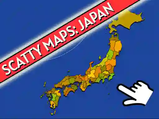 Igra Scatty Maps Japan spletu