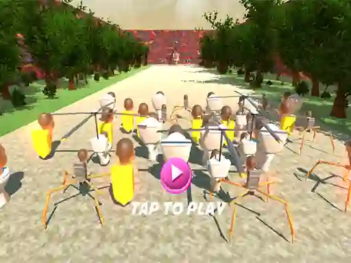 Igra SQUID TOILET 3D spletu