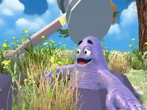 Igra Wack a Grimace Shake spletu