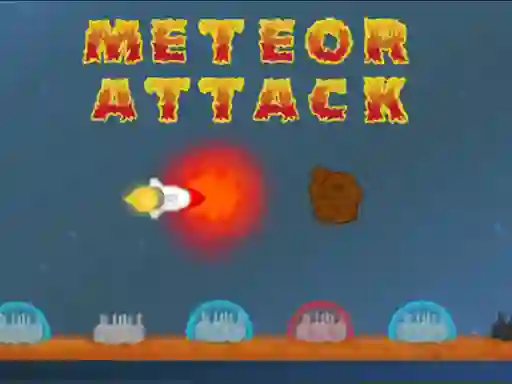 Igra Meteor Attack spletu