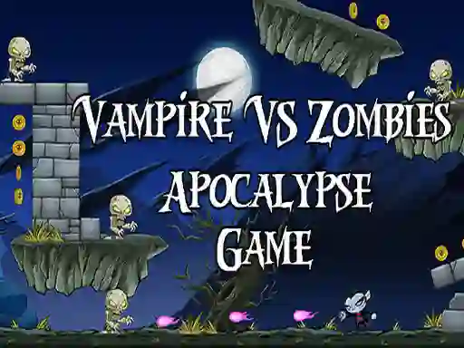 Igra Vamp kid vs The Zombies apocalipse spletu