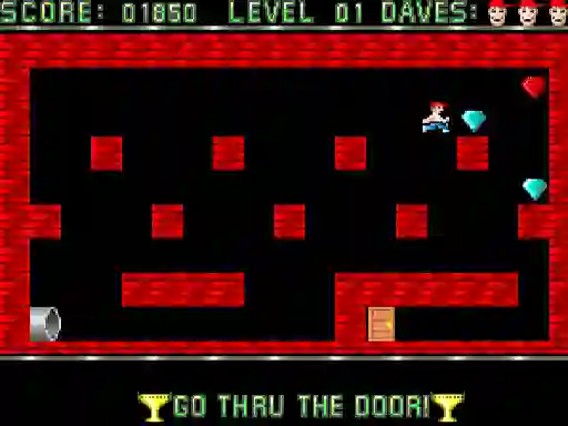 Igra Dangerous dave spletu