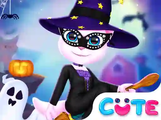 Igra Cat Girl Halloween Preparation spletu