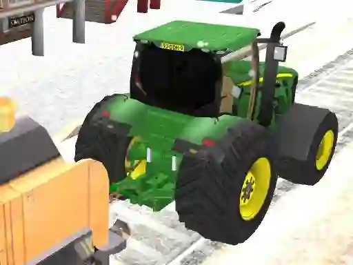 Igra Tractor Chained Towing Train 2018 spletu