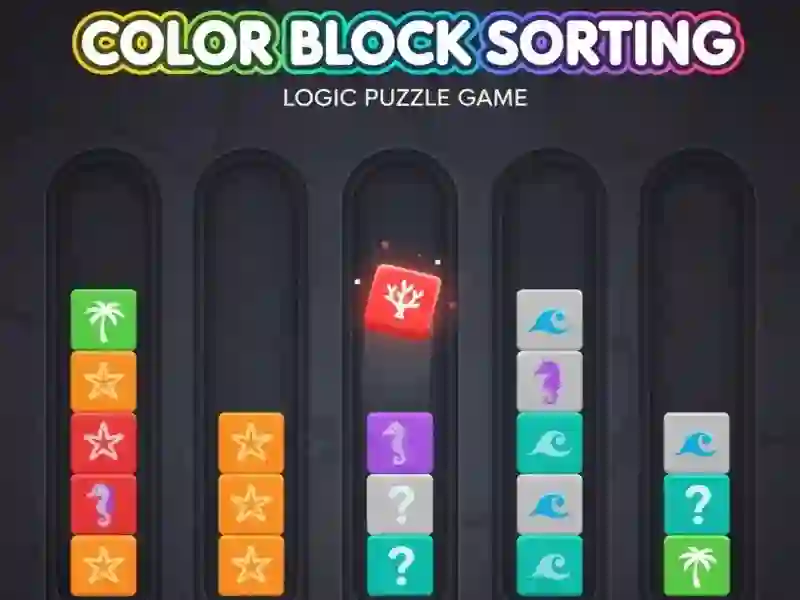 Igra Color Block Sorting spletu