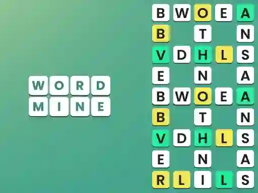 Igra Word Mine spletu