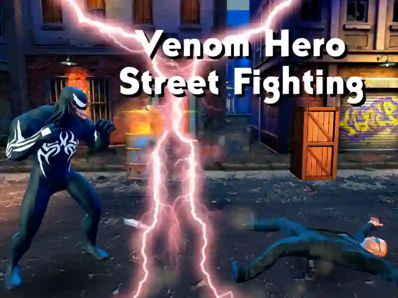 Igra Venom Hero Street Fighting spletu