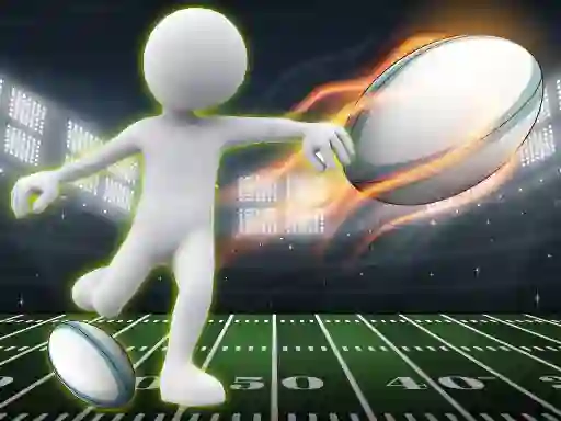 Igra Stickman Rugby Run And Kick spletu