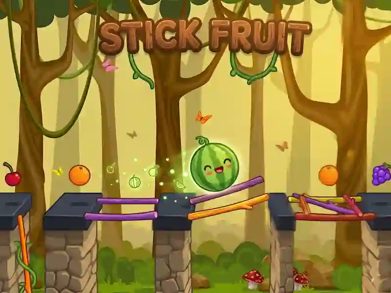 Igra Stick Fruit spletu