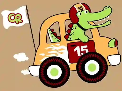 Igra Fast Racing Cars Coloring spletu