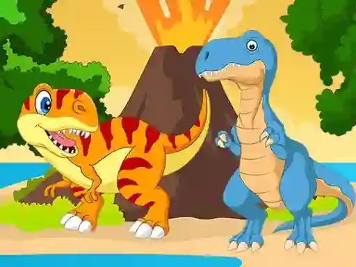 Igra Dino Jigsaw spletu