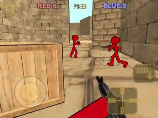 Igra Stickman Counter Terror Shooter spletu