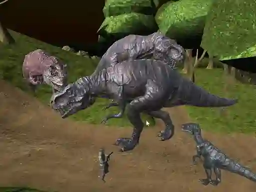 Igra Mightnight Multiplayer Dinosaur Hunt spletu