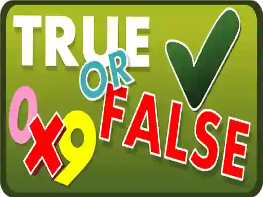 Igra True or False spletu