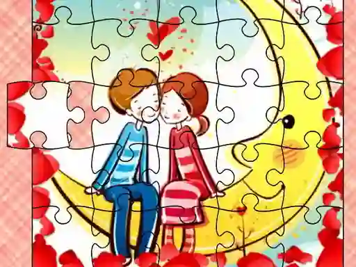 Igra Loving Couple Jigsaw spletu