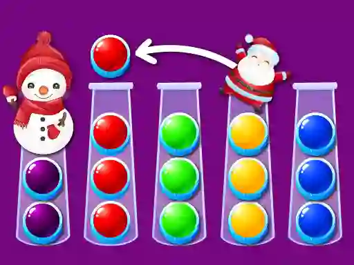 Igra Ball Sort Xmas spletu