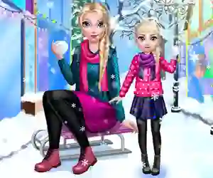 Igra Elsie Winter Day spletu