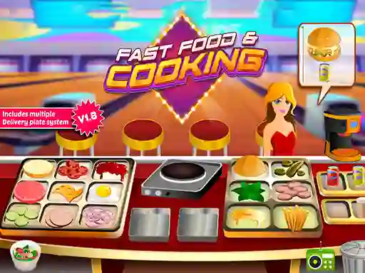 Igra Fast Food & Cooking spletu