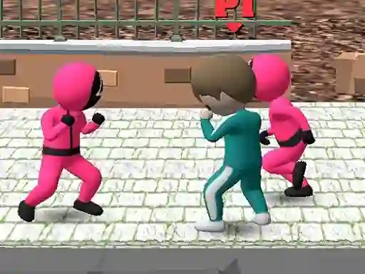 Igra Squid Game Multiplayer Fighting spletu