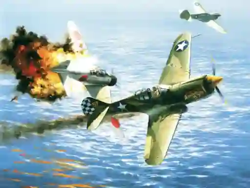 Igra Aviation Art Air Combat Slide spletu