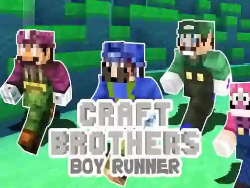 Igra Craft Bros Boy Runner spletu