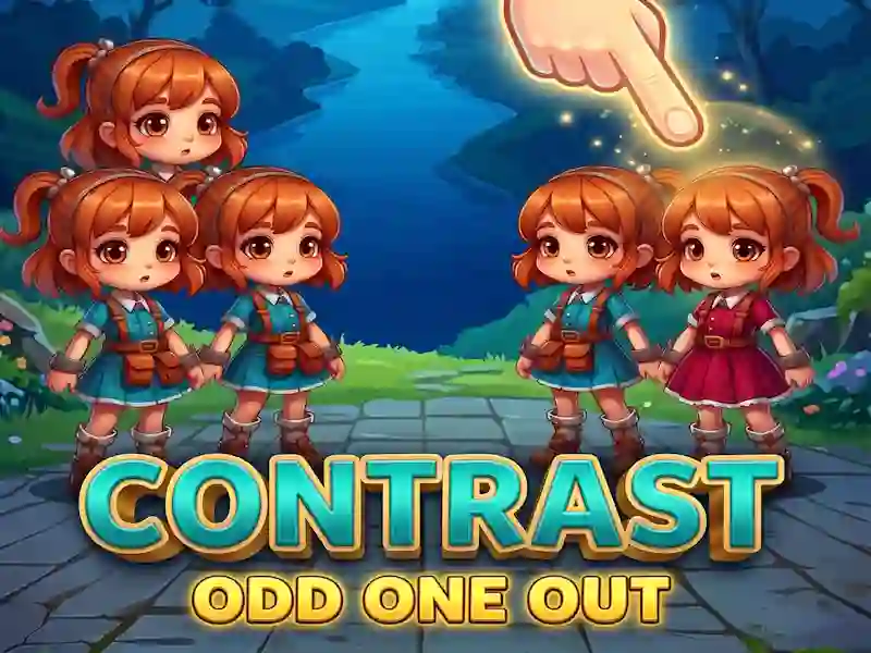 Igra Contrast Odd One Out spletu